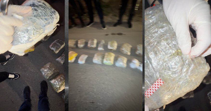 В Абшеронском районе задержанподозреваемый наркокурьер с 19 кг наркотиков В Абшеронском районе задержанподозреваемый наркокурьер с 19 кг наркотиков