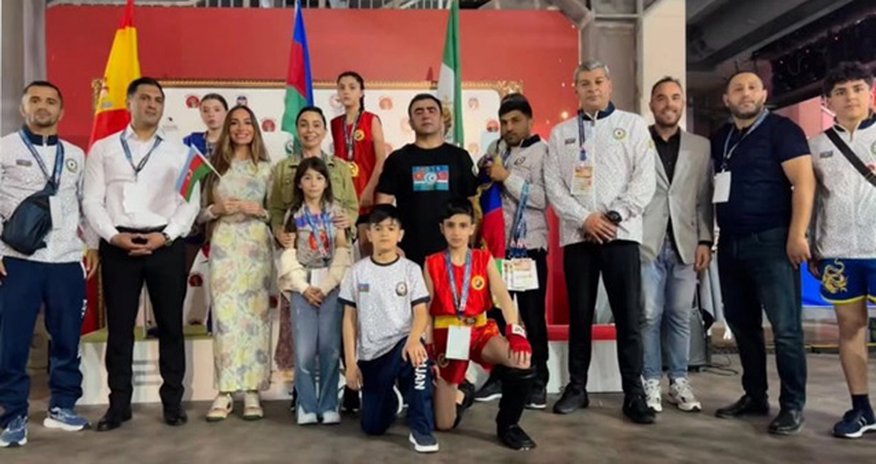 Əminə Əliyeva dünya çempionu olub - Video Əminə Əliyeva dünya çempionu olub - Video
