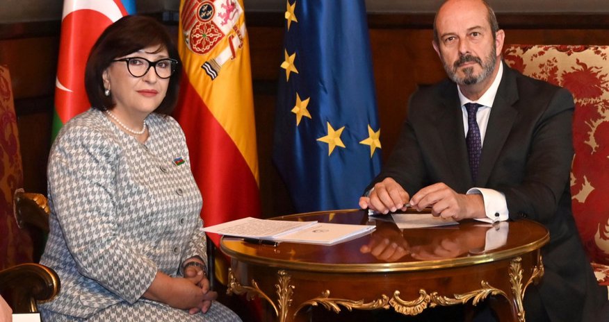 Sahibə Qafarova İspaniya Senatının sədri ilə görüşüb Sahibə Qafarova İspaniya Senatının sədri ilə görüşüb