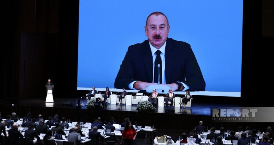 İlham Əliyev "GlobE Network"un altıncı plenar iclasın iştirakçılarınamüraciət edib İlham Əliyev "GlobE Network"un altıncı plenar iclasın iştirakçılarınamüraciət edib