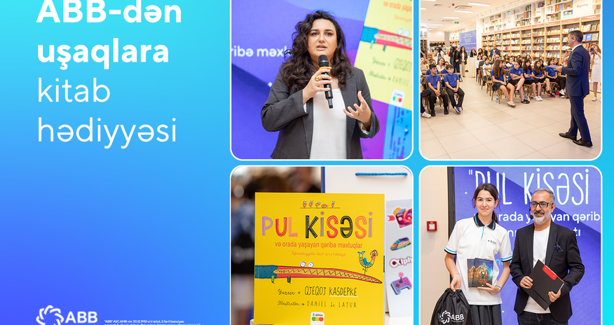 ABB-nin dəstəyi ilə uşaqlar üçün iqtisadiyyat
kitabı təqdim edildi ABB-nin dəstəyi ilə uşaqlar üçün iqtisadiyyat
kitabı təqdim edildi
