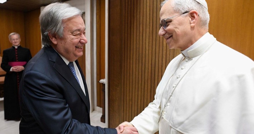 Papa Leo Vatikanda Quterreşlə görüşüb Papa Leo Vatikanda Quterreşlə görüşüb