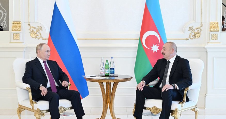 Президент Азербайджана поздравил Владимира Путина Президент Азербайджана поздравил Владимира Путина