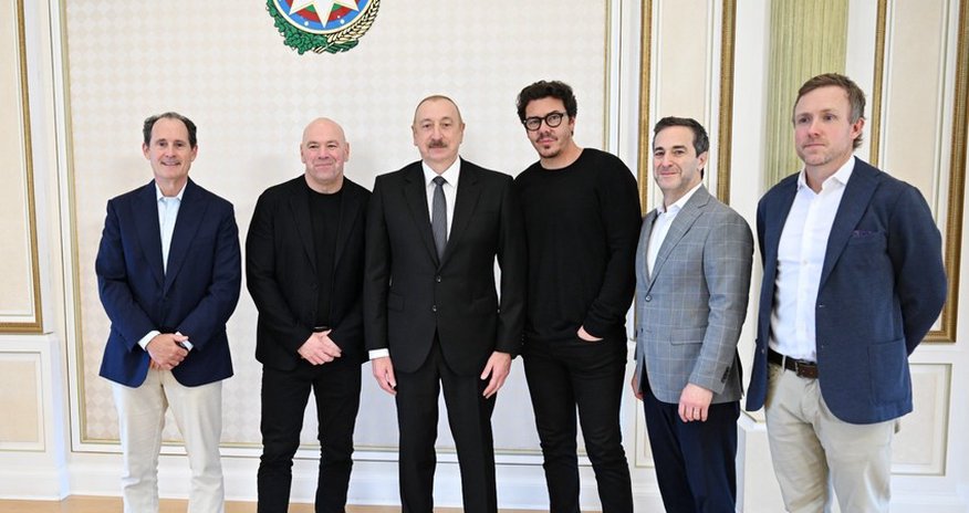 Президент Ильхам Алиев принял президента UFC Президент Ильхам Алиев принял президента UFC