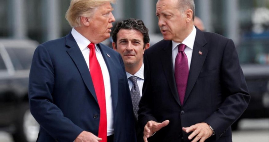 Ərdoğan və Tramp NATO sammitində görüşüb Ərdoğan və Tramp NATO sammitində görüşüb