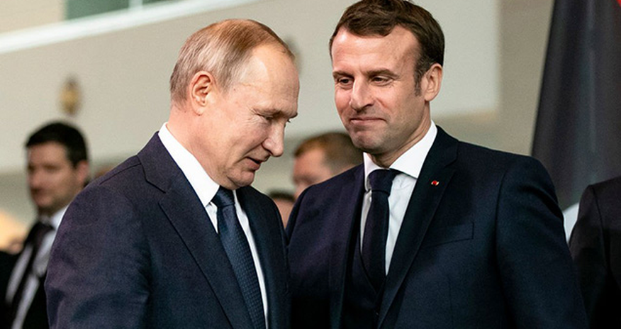 Putin and Macron hold first phone call in three years Putin and Macron hold first phone call in three years