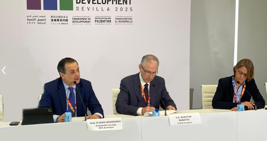 Azerbaijan spotlights climate finance at global forum Azerbaijan spotlights climate finance at global forum