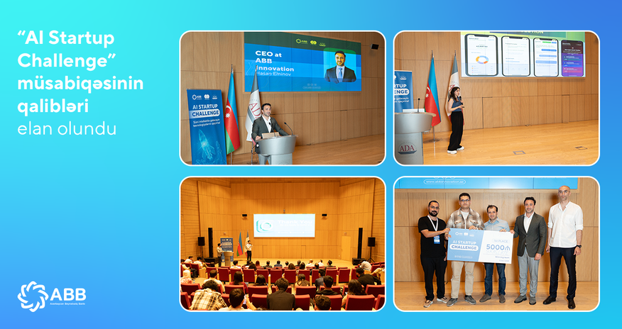 “AI Startup Challenge” müsabiqəsinin qalibləri
elan olundu “AI Startup Challenge” müsabiqəsinin qalibləri
elan olundu