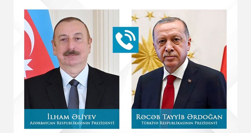 İlham Əliyev Rəcəb Tayyib Ərdoğana zəng edib İlham Əliyev Rəcəb Tayyib Ərdoğana zəng edib