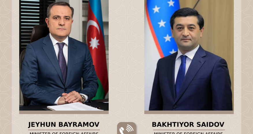 Джейхун Байрамов обсудил с узбекским коллегой свой визит в США Джейхун Байрамов обсудил с узбекским коллегой свой визит в США