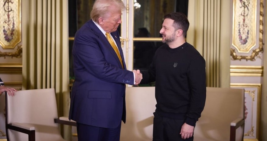 Трамп встретится с Зеленским в Париже Трамп встретится с Зеленским в Париже