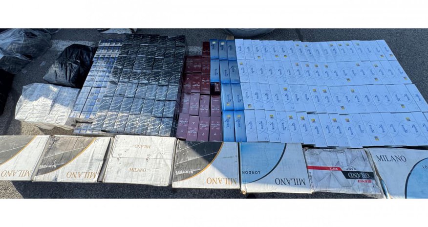 Naxçıvanda aksiz markası olmayan tütün məmulatlarının satışını təşkil edən şəxslər saxlanılıb Naxçıvanda aksiz markası olmayan tütün məmulatlarının satışını təşkil edən şəxslər saxlanılıb