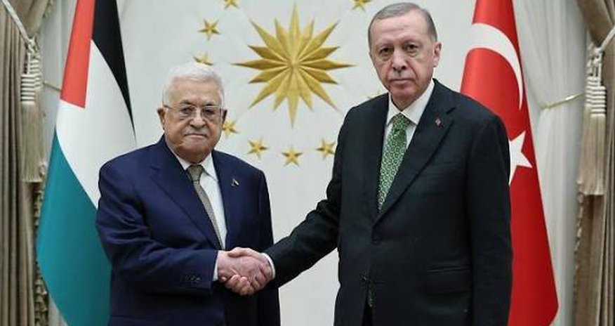 Ərdoğan Mahmud Abbasla görüşüb Ərdoğan Mahmud Abbasla görüşüb