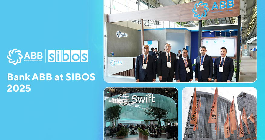 ABB SIBOS 2025 beynəlxalq konfransında! ABB SIBOS 2025 beynəlxalq konfransında!