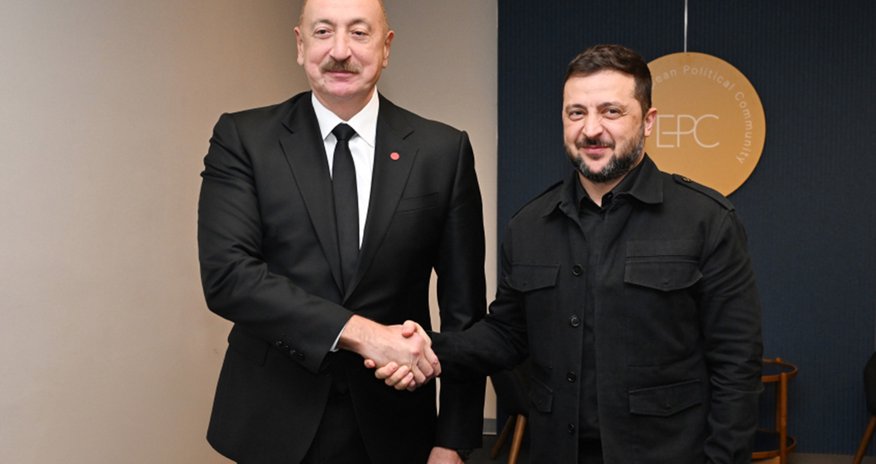 Prezident Zelenski ilə görüşüb Prezident Zelenski ilə görüşüb