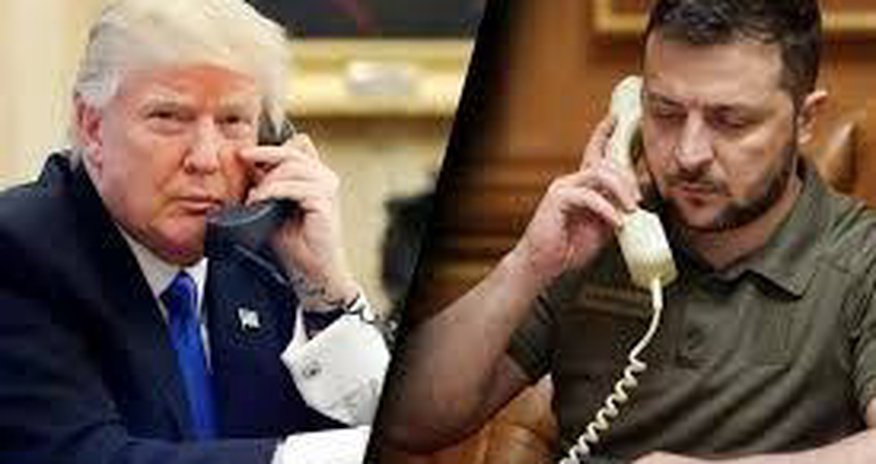 Зеленский разговаривает с Трампом Зеленский разговаривает с Трампом
