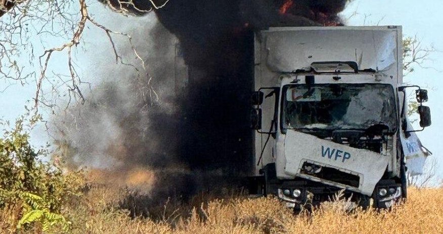 Russia strikes UN humanitarian aid trucks in Ukraine’s Kherson region Russia strikes UN humanitarian aid trucks in Ukraine’s Kherson region
