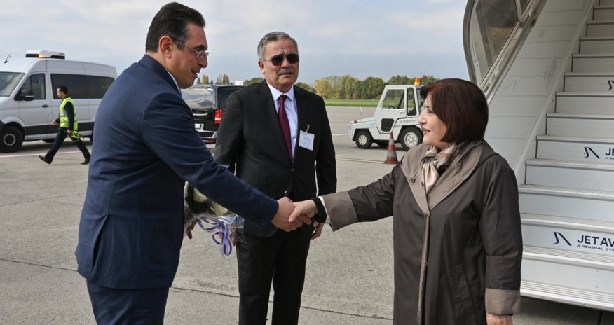 Sahibə Qafarova İsveçrəyə səfərə gedib Sahibə Qafarova İsveçrəyə səfərə gedib