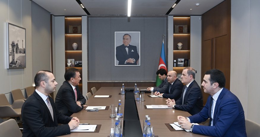 Ceyhun Bayramov TDT baş katibini qəbul edib Ceyhun Bayramov TDT baş katibini qəbul edib