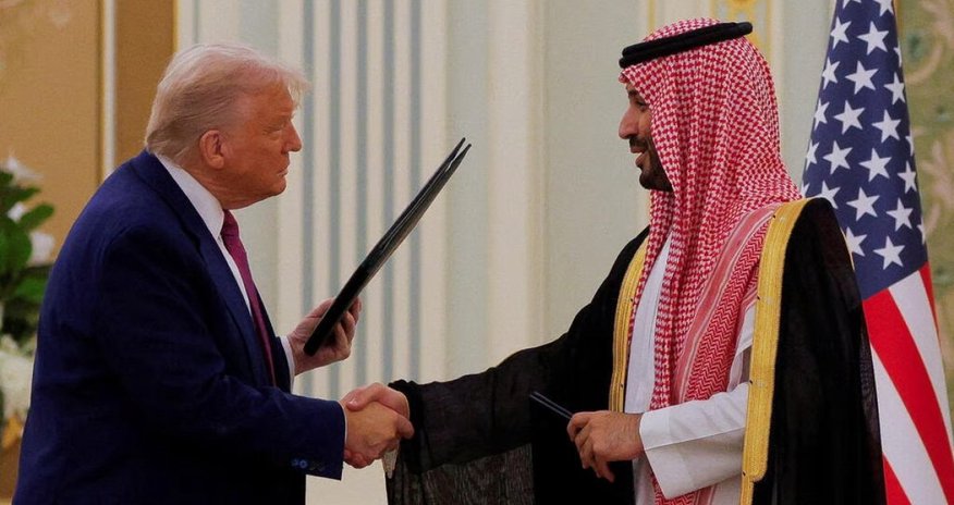 Призыв Трампа к саудовскому кронпринцу Призыв Трампа к саудовскому кронпринцу