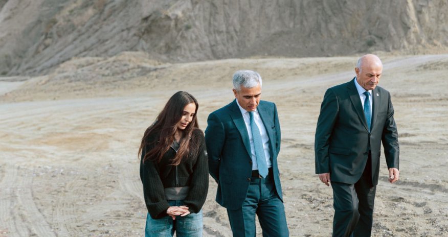 Leyla Əliyeva Mingəçevirdə ekoloji aksiyalarda iştirak edib Leyla Əliyeva Mingəçevirdə ekoloji aksiyalarda iştirak edib