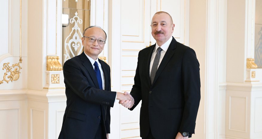 Prezident İlham Əliyev Asiya İnkişaf Bankının nümayəndə heyətini qəbul edib Prezident İlham Əliyev Asiya İnkişaf Bankının nümayəndə heyətini qəbul edib
