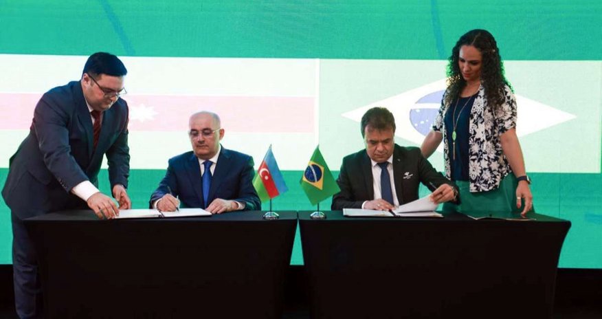 Azərbaycan və Braziliya gömrük əməkdaşlığını genişləndirmək üçün saziş imzalanıb Azərbaycan və Braziliya gömrük əməkdaşlığını genişləndirmək üçün saziş imzalanıb