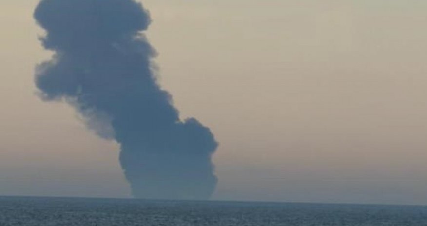 Следовавший в Новороссийск танкер вспыхнул у берегов Турции Следовавший в Новороссийск танкер вспыхнул у берегов Турции