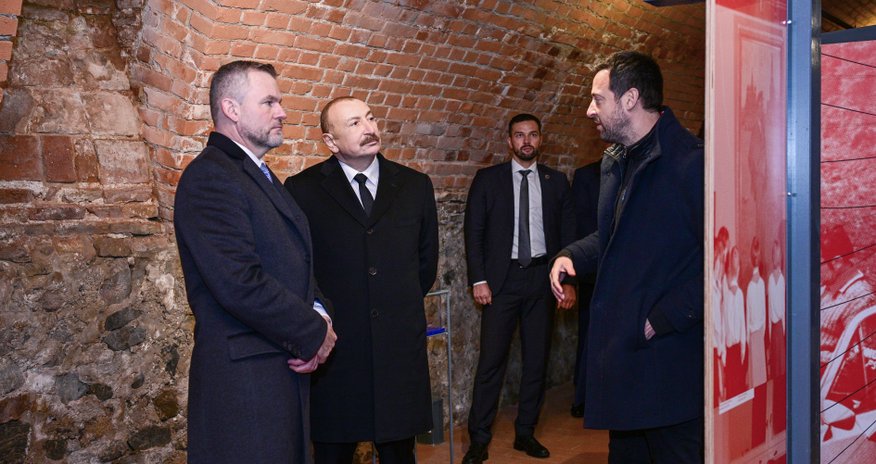Президенты Азербайджана и Словакии посетили замок Девин в Братиславе Президенты Азербайджана и Словакии посетили замок Девин в Братиславе