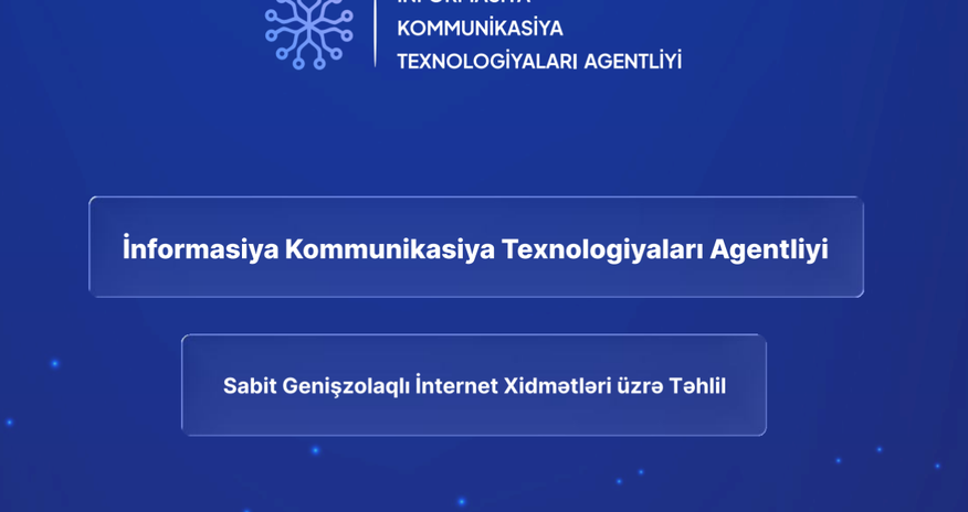 İKTA internet sürət göstəricilərini dərc edib İKTA internet sürət göstəricilərini dərc edib
