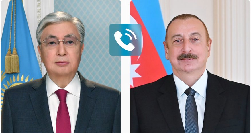 Qazaxıstan prezidenti Əliyevə zəng edib Qazaxıstan prezidenti Əliyevə zəng edib