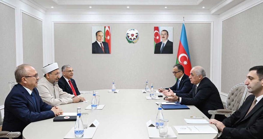 Azərbaycanla Türkiyə arasında dini sahədə əməkdaşlıq müzakirə olunub Azərbaycanla Türkiyə arasında dini sahədə əməkdaşlıq müzakirə olunub