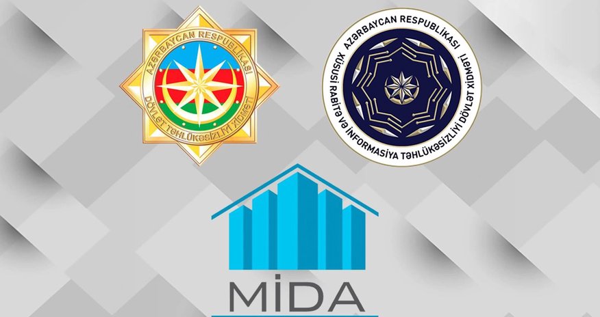 СГБ, Госслужба спецсвязи и MİDA выступили с совместным заявлением СГБ, Госслужба спецсвязи и MİDA выступили с совместным заявлением
