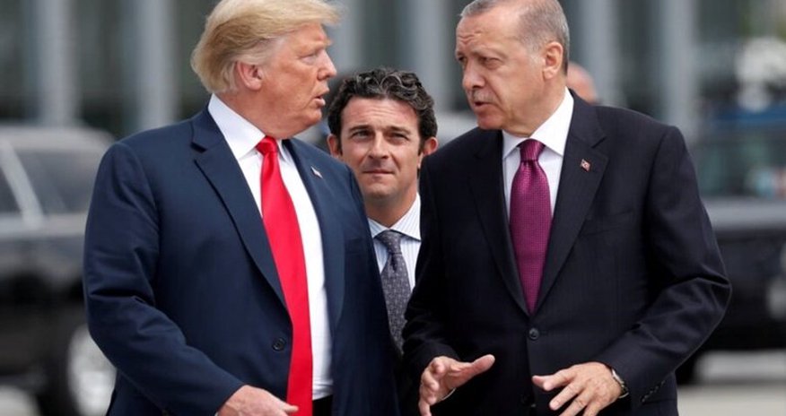 Ərdoğan və Tramp arasında telefon danışığı olub Ərdoğan və Tramp arasında telefon danışığı olub