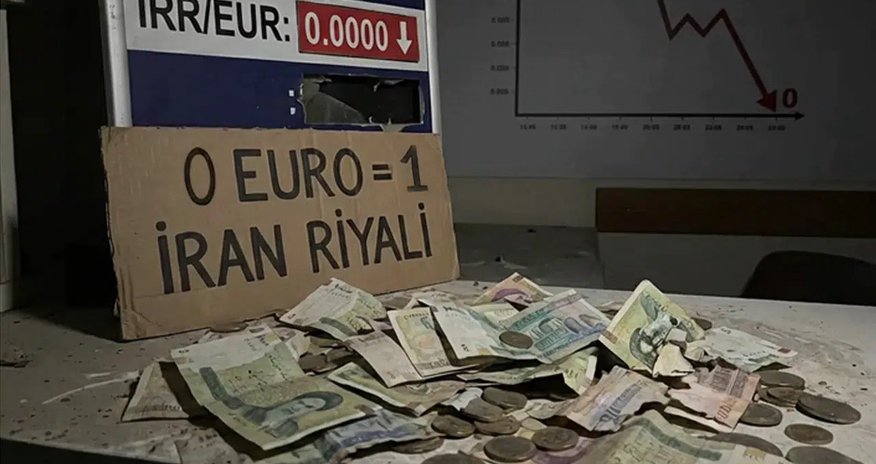 İran riyalı dəyərini itirib, ekranlarda “0,00” görünür İran riyalı dəyərini itirib, ekranlarda “0,00” görünür