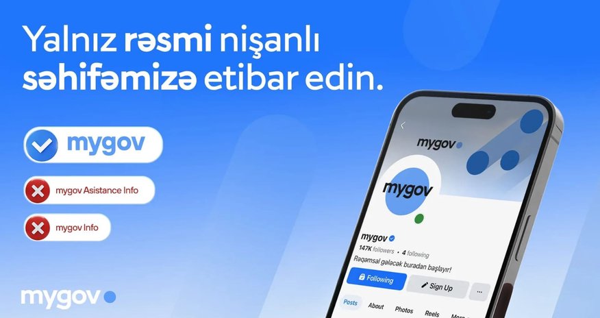 İRİA xəbərdarlıq edir: “mygov” adından 1500 manatlıq sosial yardım elanları saxtadır İRİA xəbərdarlıq edir: “mygov” adından 1500 manatlıq sosial yardım elanları saxtadır