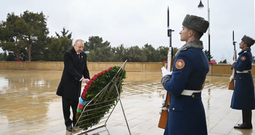 Prezident 20 Yanvar şəhidlərinin xatirəsini yad edib Prezident 20 Yanvar şəhidlərinin xatirəsini yad edib