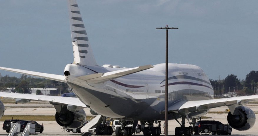 Катарский Boeing 747 для Трампа планируют доставить в США к лету 2026 года Катарский Boeing 747 для Трампа планируют доставить в США к лету 2026 года