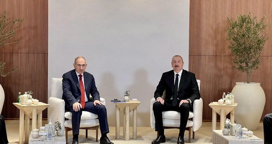 İlham Əliyev və Nikol Paşinyan arasında görüş keçirilir - Yenilənib İlham Əliyev və Nikol Paşinyan arasında görüş keçirilir - Yenilənib