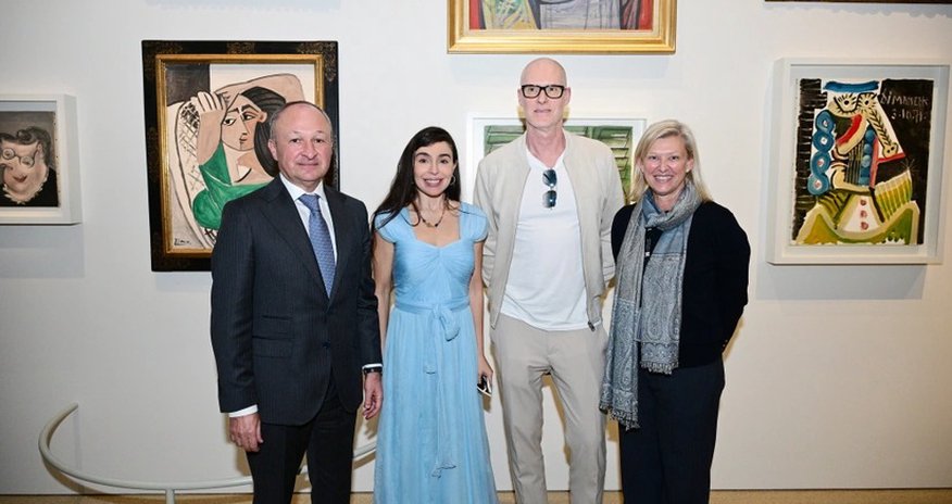 Leyla Aliyeva visits Louvre Abu Dhabi, Abrahamic Family House Leyla Aliyeva visits Louvre Abu Dhabi, Abrahamic Family House