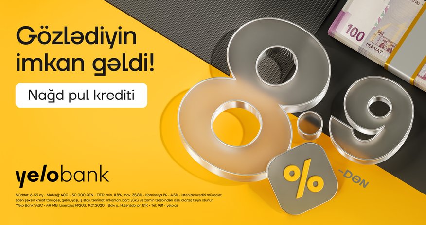 Loan rates at Yelo Bank now start from just 8.9%! Loan rates at Yelo Bank now start from just 8.9%!