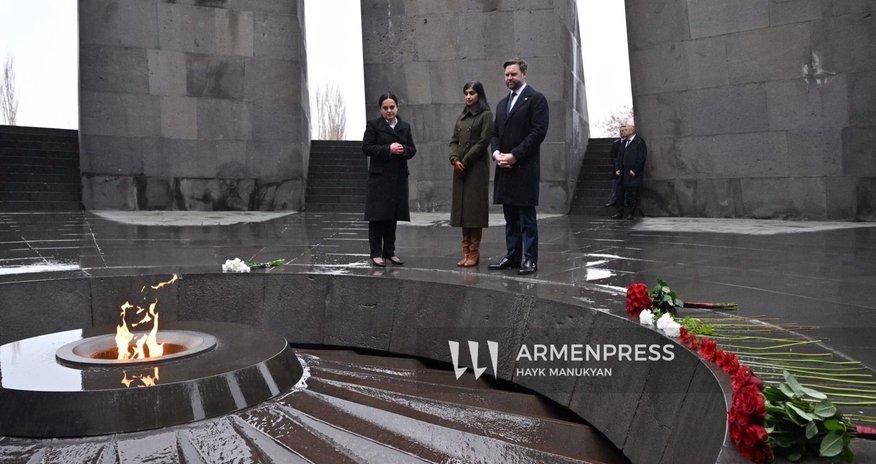 Vance visits Armenian Genocide memorial in Yerevan Vance visits Armenian Genocide memorial in Yerevan