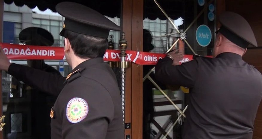 Bakıda yanğın təhlükəli restoranın fəaliyyəti dayandırılıb Bakıda yanğın təhlükəli restoranın fəaliyyəti dayandırılıb