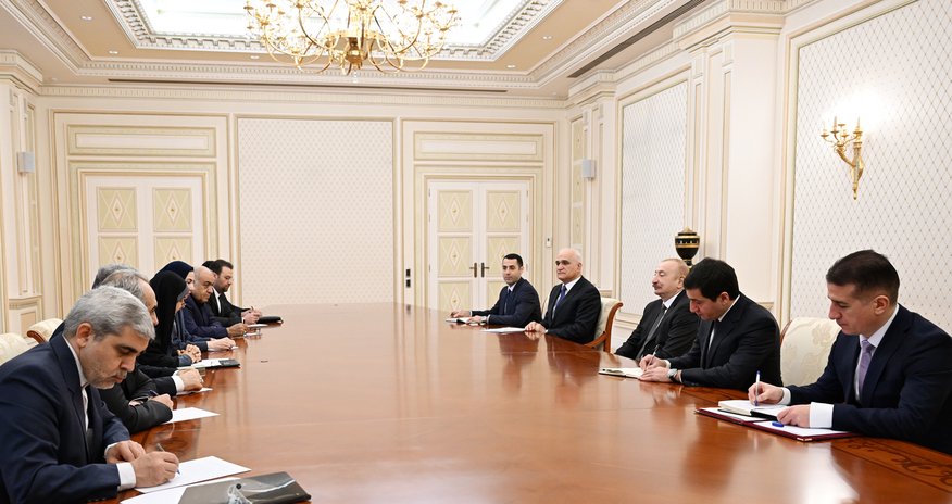 Aliyev receives Iran’s roads minister in Baku Aliyev receives Iran’s roads minister in Baku