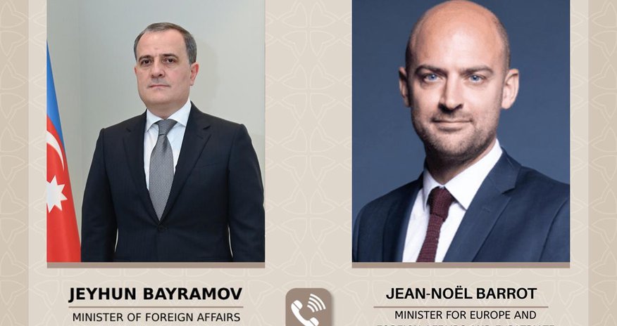 Bayramov fransalı həmkarı ilə Yaxın Şərqdəki gərginliyi müzakirə edib Bayramov fransalı həmkarı ilə Yaxın Şərqdəki gərginliyi müzakirə edib