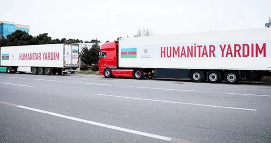 Azərbaycan İrana 82 ton humanitar yardım göndərir Azərbaycan İrana 82 ton humanitar yardım göndərir