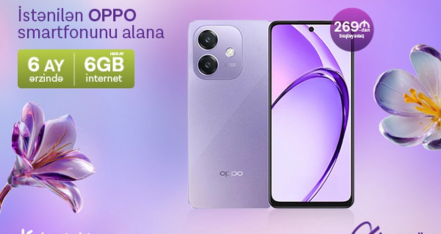 Azercell launches a special campaign on OPPO smartphones ahead of Novruz Azercell launches a special campaign on OPPO smartphones ahead of Novruz