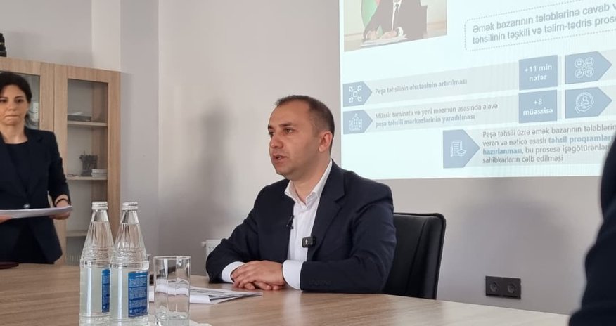 Növbəti il peşə təhsilinə qəbul 27 minə çatacaq- Nazir müavini Növbəti il peşə təhsilinə qəbul 27 minə çatacaq- Nazir müavini