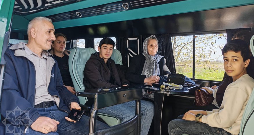 Resettlement caravan sent to Khojavend Resettlement caravan sent to Khojavend