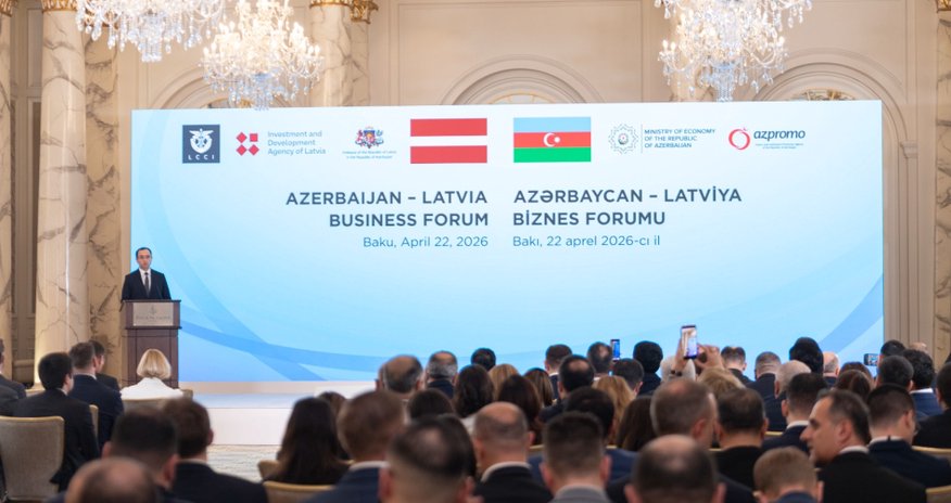 Azerbaijan, Latvia sign cooperation documents at Baku business forum Azerbaijan, Latvia sign cooperation documents at Baku business forum
